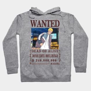 Doflamingo One Piece Wanted Hoodie